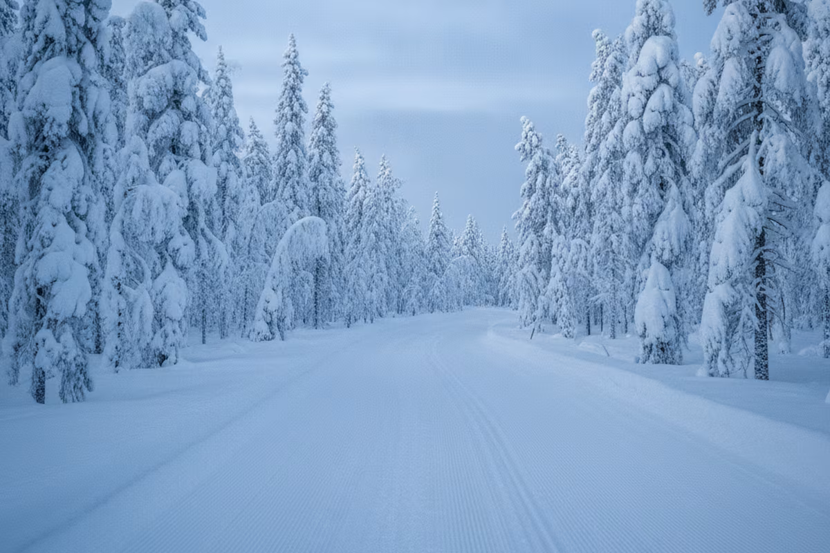 Levin talviseikkailu — huskyt, revontulet ja tunturin huippu — kuva 3